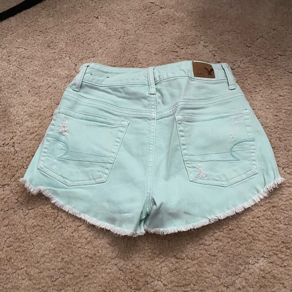 American Eagle High Waisted Denim Shorts (stretch) - Picture 4 of 4
